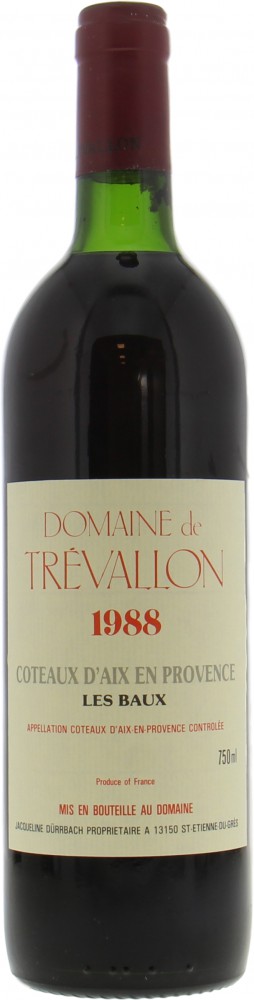 Trevallon - Coteaux d'Aix en Provence 1988 Top Shoulder or better