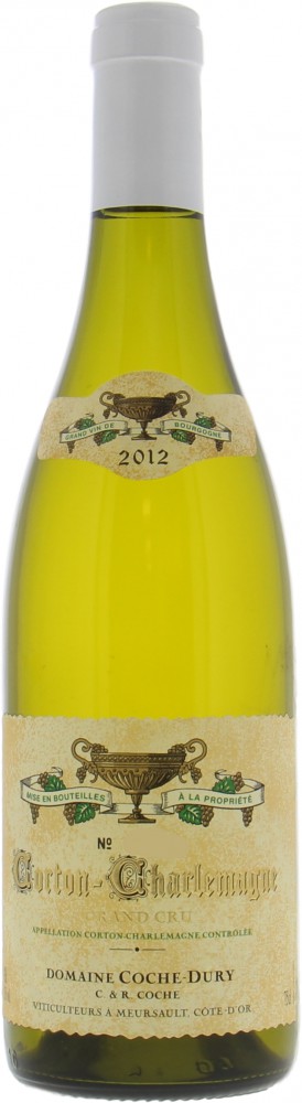 Coche Dury - Corton Charlemagne 2012 Serial number digitally removed