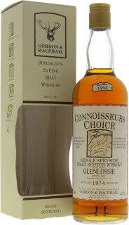 Glenlossie  - 1974 Connoisseurs Choice Old Map Label 40% 1974