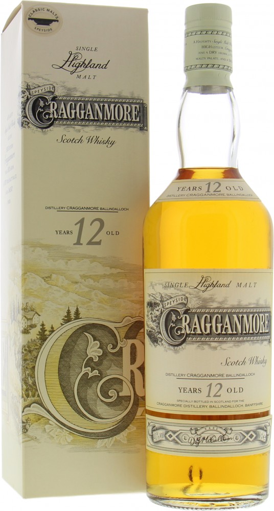 Cragganmore - 12 Years Old two-part label 40% NV In Original Box