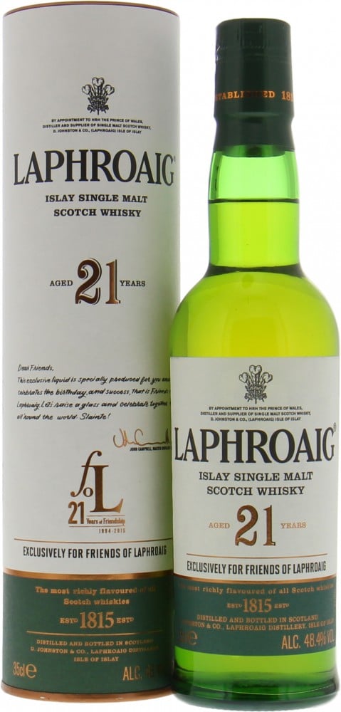 Laphroaig - 21 Years Old  Friends of Laphroaig Ballot 48.4% NV In Original Container 10002