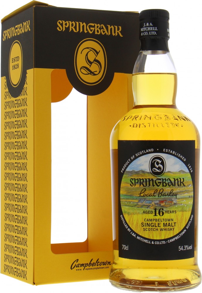 Springbank - 16 Years Old Local Barley 54.3% 1999 In Original Container 10002