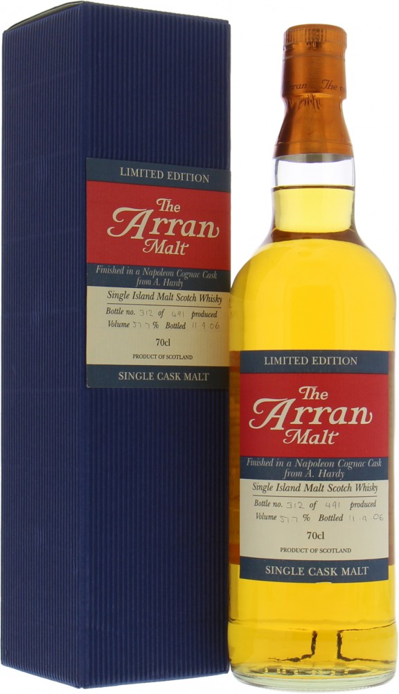 Arran - Napoleon Cognac Cask Finish 57.8% NV In Orginal Box