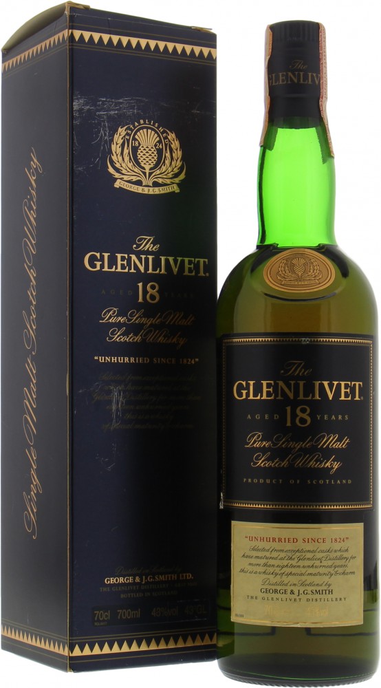 Glenlivet - 18 Years Old Dark Label 43% NV 10043