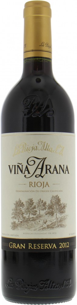 La Rioja Alta - Vina Arana Gran Reserva 2012 Perfect