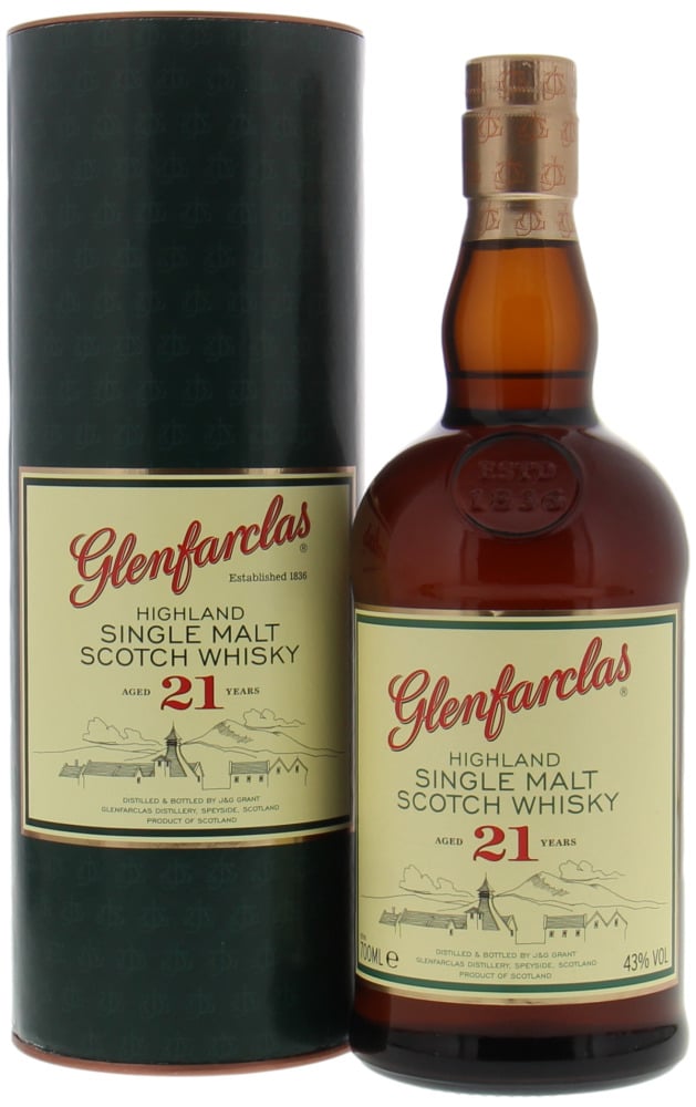 Glenfarclas - 21 Years Old New Label 43% NV In Original Container