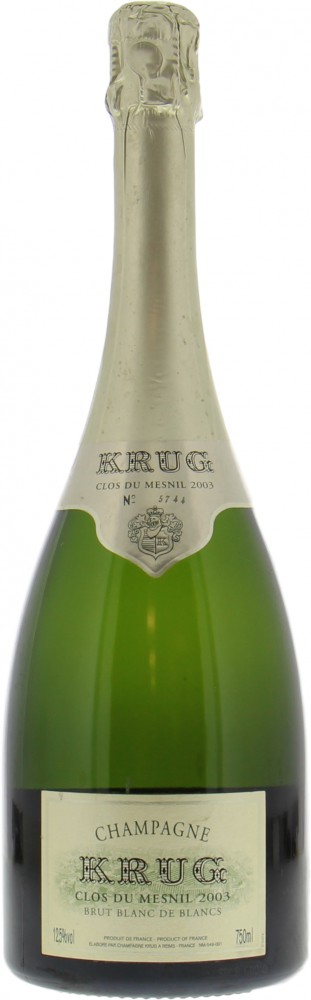 Krug - Clos du Mesnil 2003 Perfect