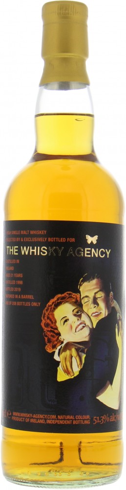 The Whisky Agency - 21 Years Old Irish Single Malt 51.3% 1998
