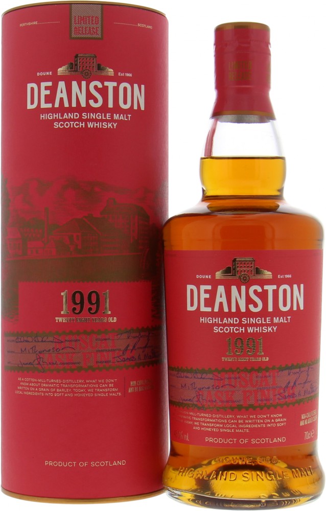Deanston - Muscat Cask Finish 45% 1991 In Original Container