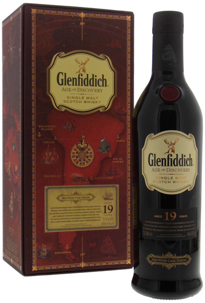 Glenfiddich - 19 Years Old Age of Discovery Red Wine 40% NV In Original Box