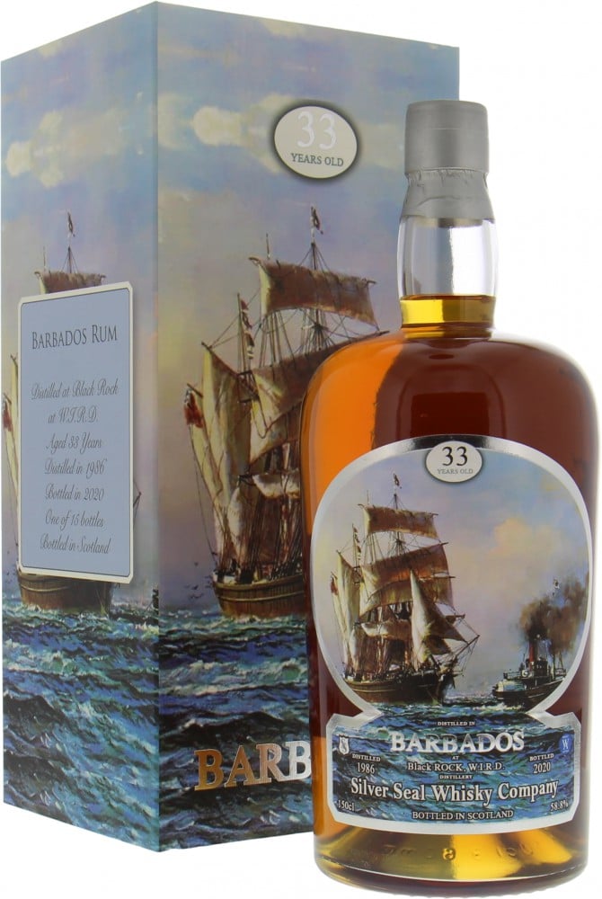 Silver Seal - Barbados W.I.R.D Rum 33 Years Old Cask 20 58.8% 1986 In Original Box