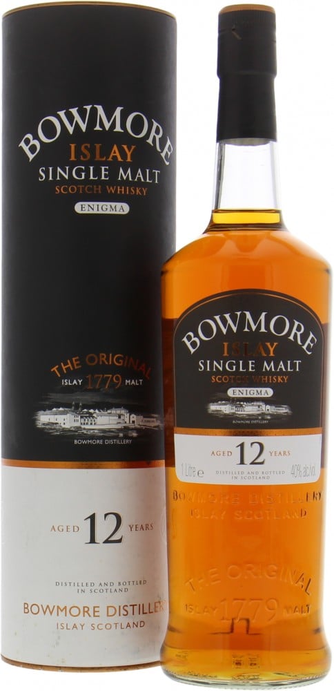 Bowmore - Enigma 12 Years Old New Label 40% NV In original Container