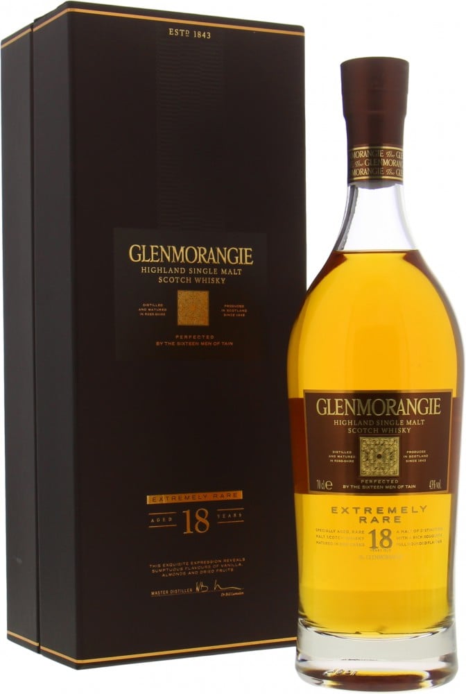 Glenmorangie - 18 Years Old Extremely Rare New Label 43% NV In Original Container