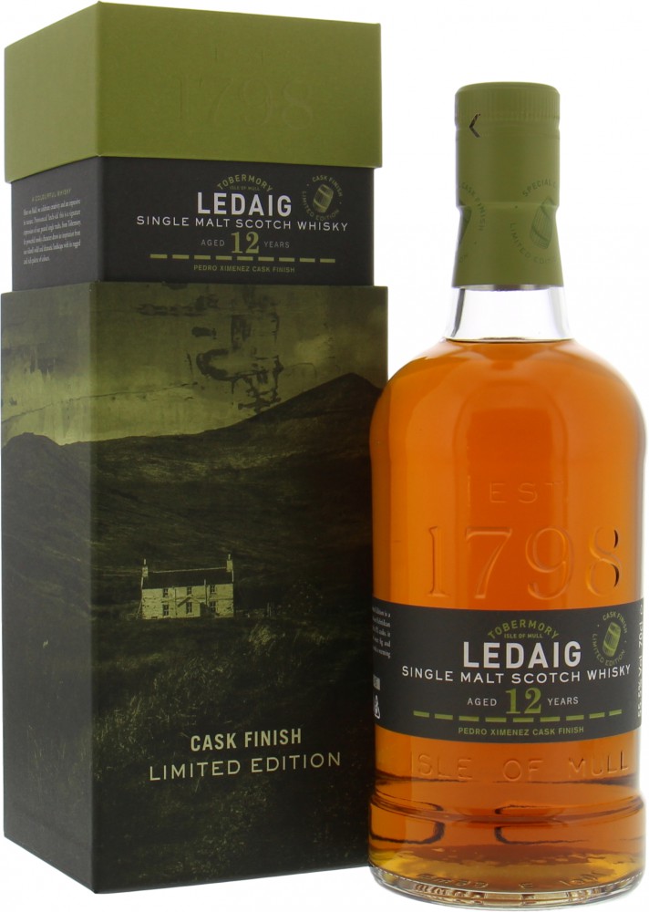 Ledaig - 12 Years Old Cask Finish Limited Edition 55.5% 2007 In Original Box