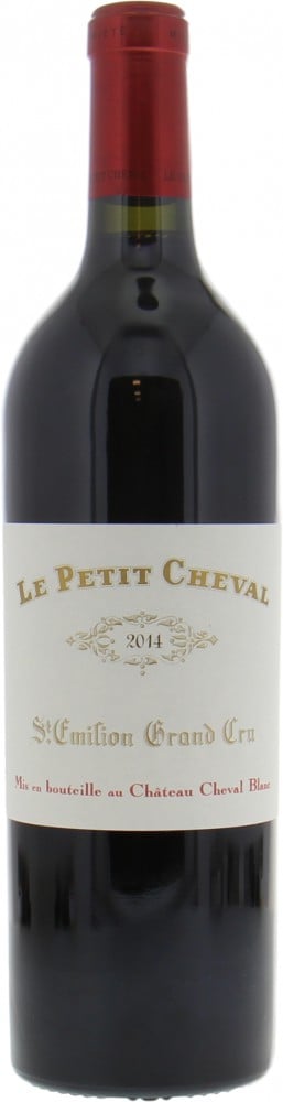 Chateau Cheval Blanc - Le Petit Cheval 2014 From Original Wooden Case