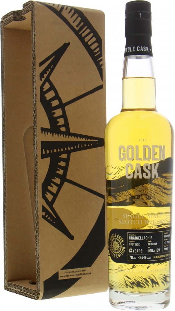Craigellachie - 13 Years Old The Golden Cask CM257 54.6% 2006