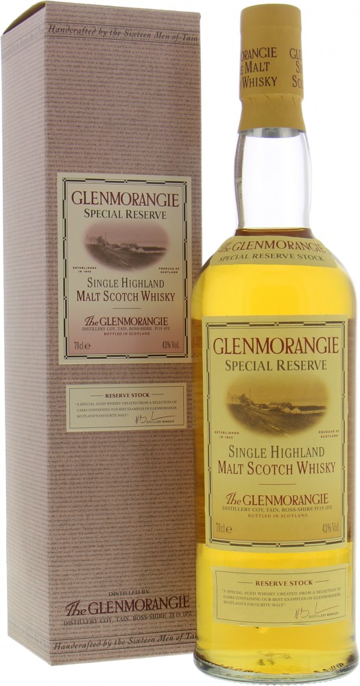 Glenmorangie - Special Reserve 43% 1980-1990 In Orginal Box