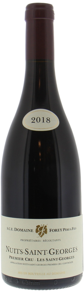 Domaine Forey Pere & Fils - Nuits St. Georges 1er Cru St. Georges 2018 Perfect