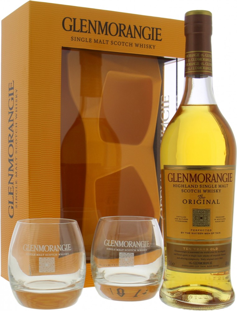 Glenmorangie - The Original 10 Years Old Coffret with 2 Tumblers 40% NV