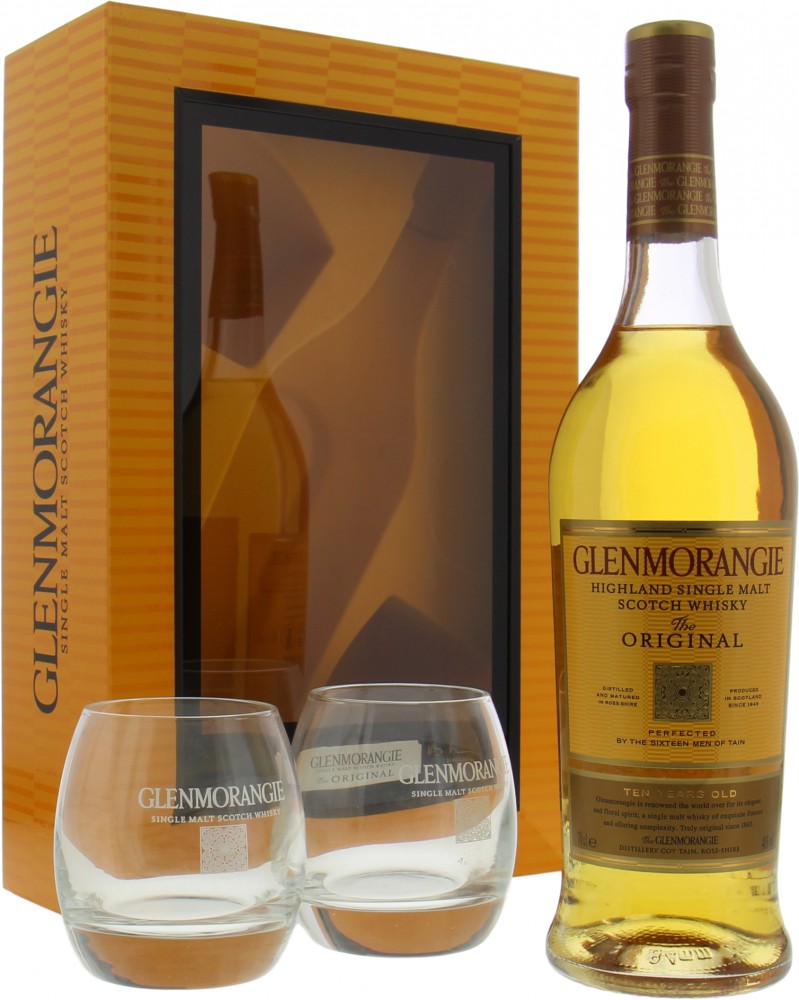 Glenmorangie - The Original 10 Years Old Coffret with 2 Tumblers 40% NV