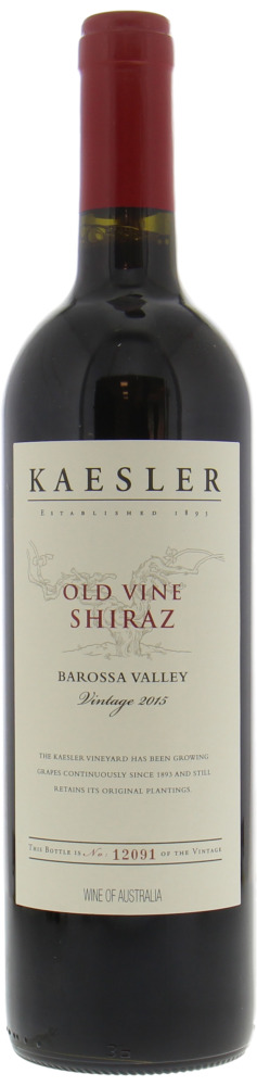 Kaesler - Old Vines Shiraz 2015 Perfect