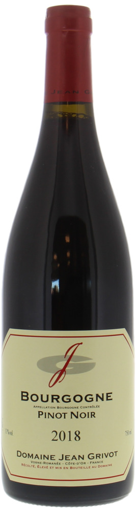 Jean Grivot - Bourgogne Pinot Noir 2018 Perfect