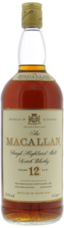 Macallan - 12 Years Old Matured in Sherry Wood 43% NV