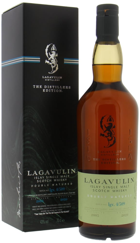 Lagavulin - The Distillers Edition 2020 43% 2005 In Original Box