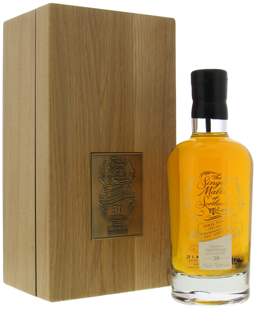 Imperial - 30 Years Old The Single Malts of Scotland Director's Special 54.8% NV In Orginal Wooden Box