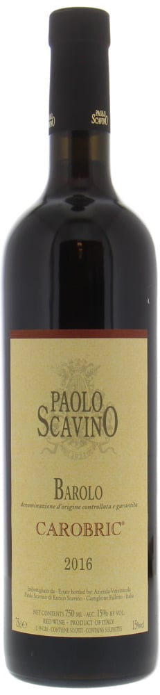 Paolo Scavino - Barolo Carobric 2016 From Original Wooden Case
