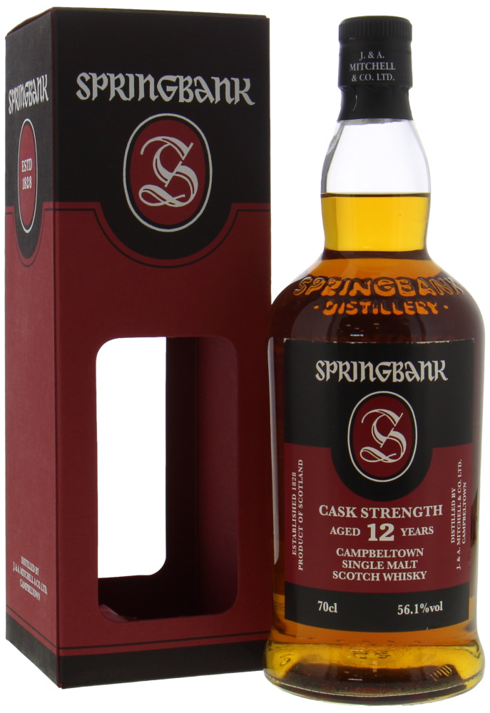 Springbank - 12 Years Old Cask Strength Batch 21 56.1% NV Damaged label, Bottom little torn
