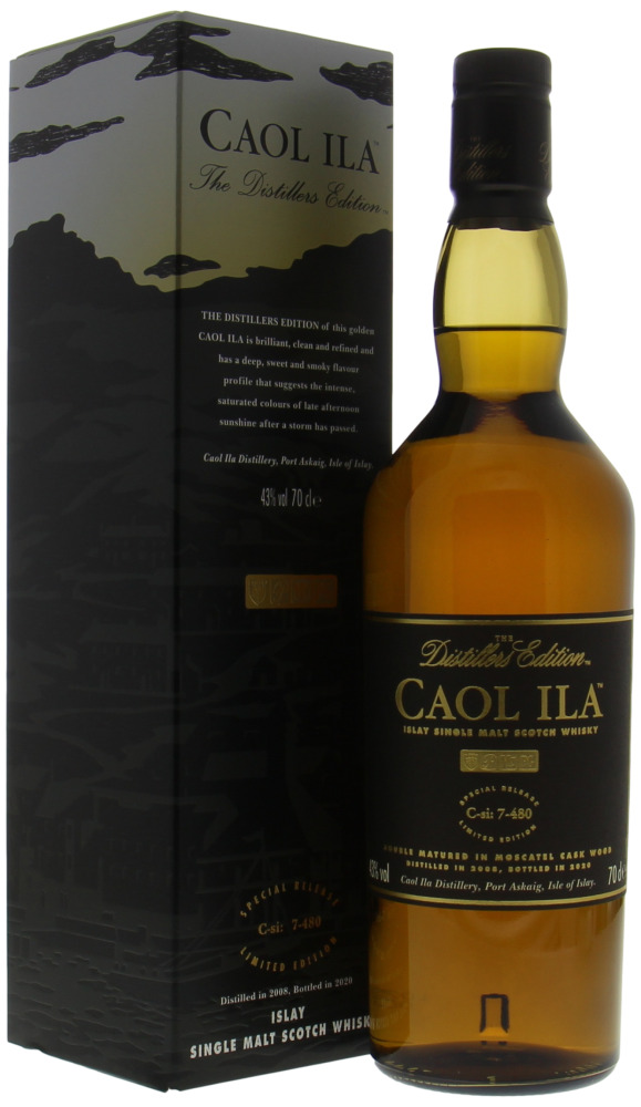Caol Ila - 12 Years Old Distillers Edition 2020 43% 2008 In Original Container