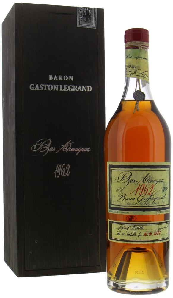 Gaston Legrand - Bas-Armagnac 40% 1962 In Original Box