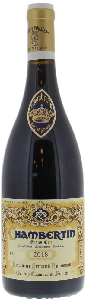Armand Rousseau - Chambertin 2018 Bottle number digitally removed