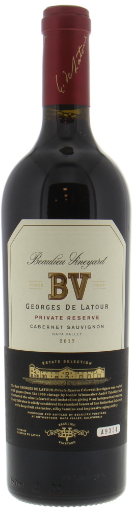 Beaulieu Vineyard - Georges de Latour Private Reserve Cabernet Sauvignon 2017 Perfect