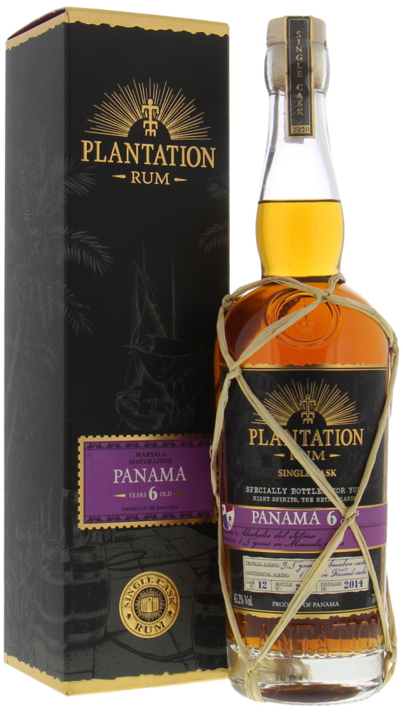 Plantation Rum - 6 Years Old Panama Cask 12 45.2% 2014 In Orginal Box