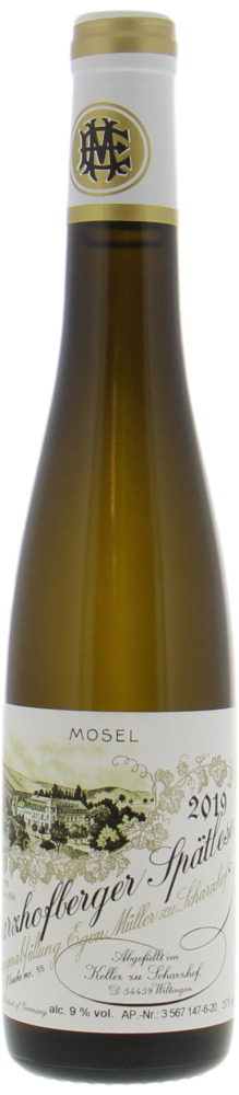 Egon Muller - Scharzhofberger Riesling Spatlese 2019 Perfect