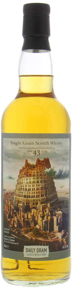 Daily Dram - 43 Years Old Daily Dram Classics With A Twist Secret Grain 45.1% 1976