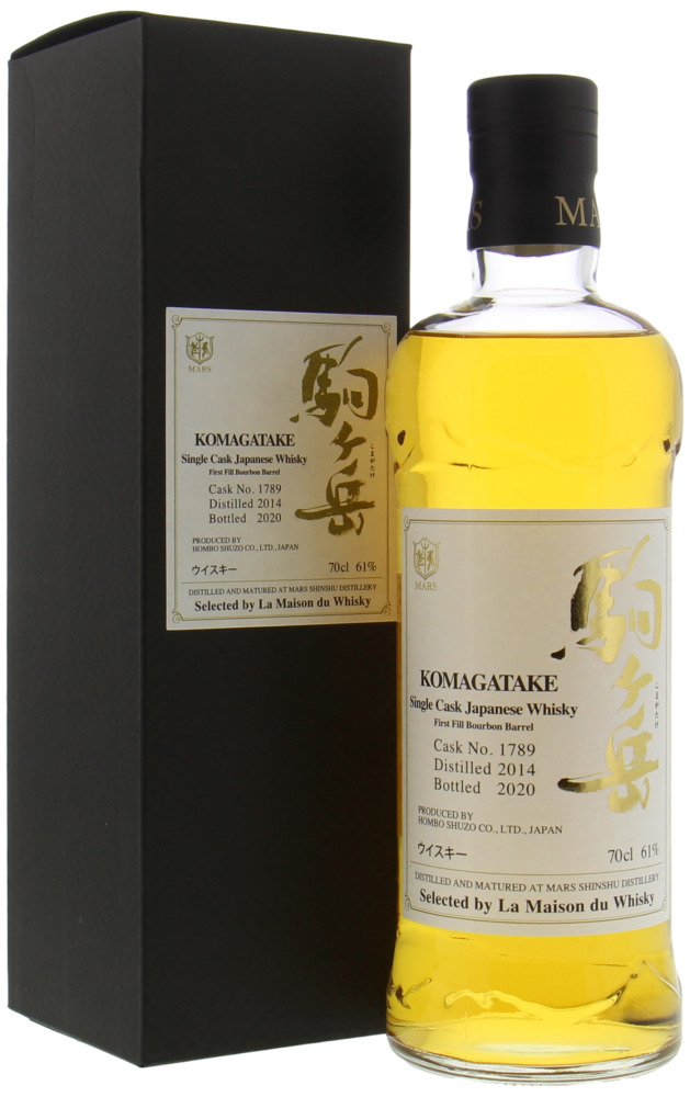 Shinshu Mars - Komagatake Single Cask for La Maison Du Whisky Cask 1789 61% 2014 In Original Box
