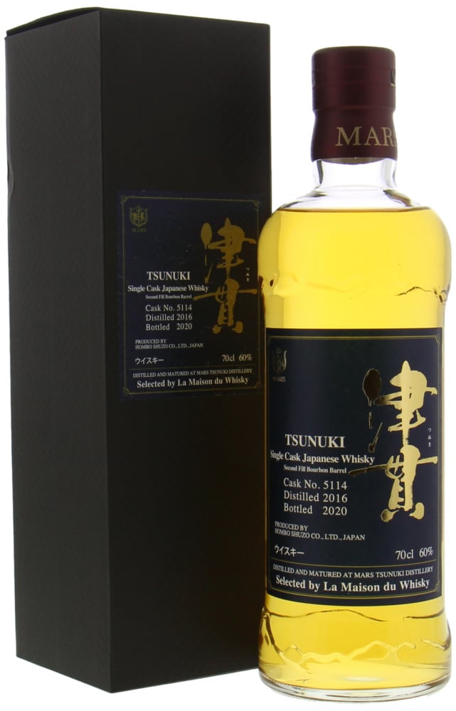 Shinshu Mars - Tsunuki Single Cask for La Maison Du Whisky Cask 5114 60% 2016 In Original Box