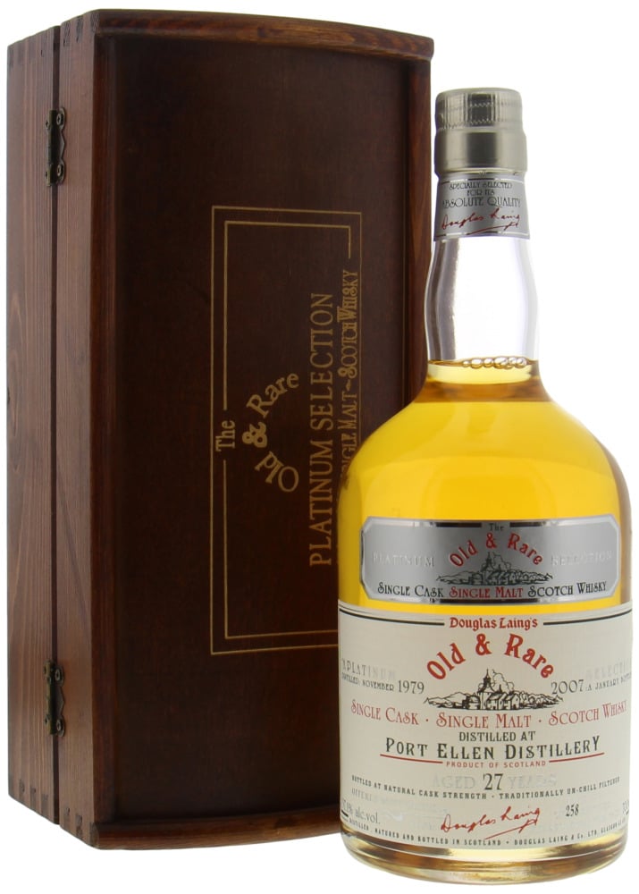 Port Ellen - 27 Years Old & Rare The Platinum Selection 57.1% 1979