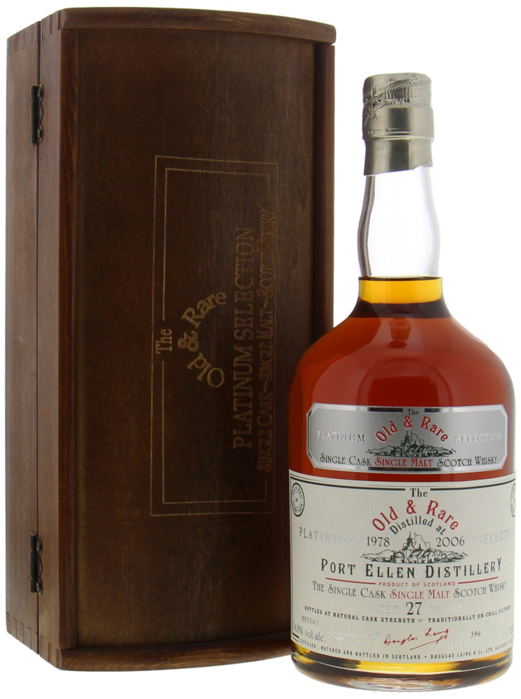 Port Ellen - 27 Years Old & Rare The Platinum Selection 54.8% 1978