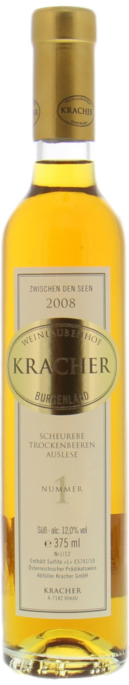 Kracher - Trockenbeerenauslese No 1 Scheurebe Zwischen den Seen 2008 perfect