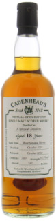 Cadenhead - 18 Years Old A Speyside Distillery Virtual Open Day 2020 52.3% 2001