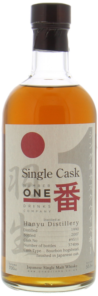 Hanyu - 1990 Cask 9511 for Number One Drinks Company 55,5% 1990 Perfect 10002