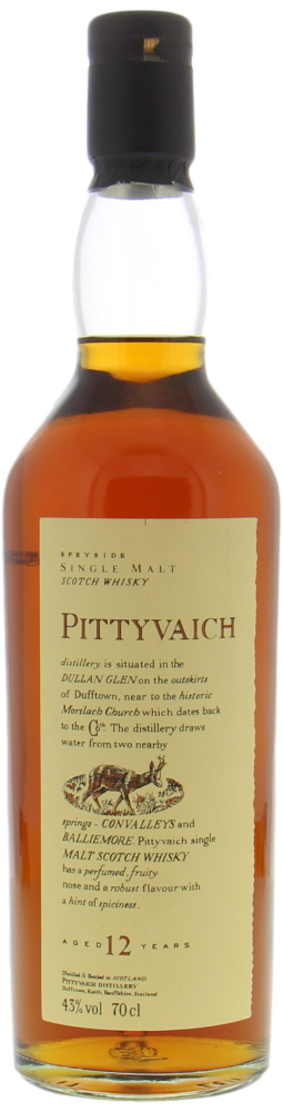Pittyvaich - 12 Years Old Flora & Fauna 43% NV In Original Container 10002
