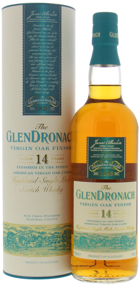 Glendronach - 14 Years Old Virgin Oak Finish 46% NV In Original Container