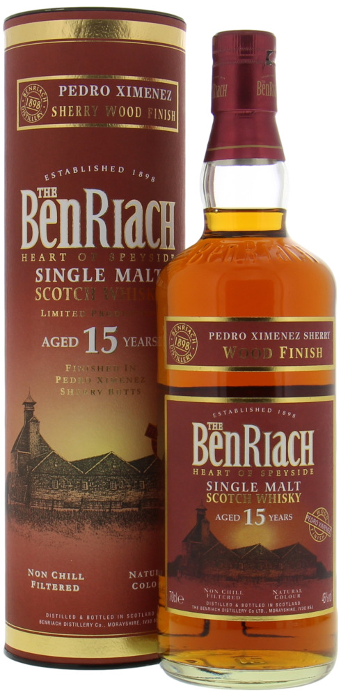 Benriach - 15 Years Old Pedro Ximénez Finish 46% NV In orginal Container