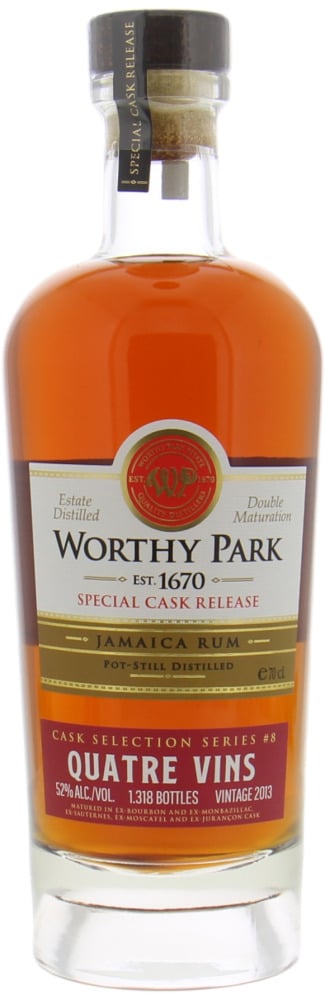 Worthy Park - Single Estate Quatre Vins Cask Selection 56% 2008 Perfect