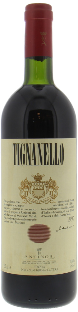 Antinori - Tignanello 1997 Top Shoulder